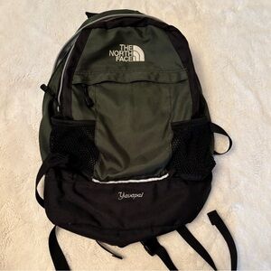 The North Face Yavapai Green and Black Backpack